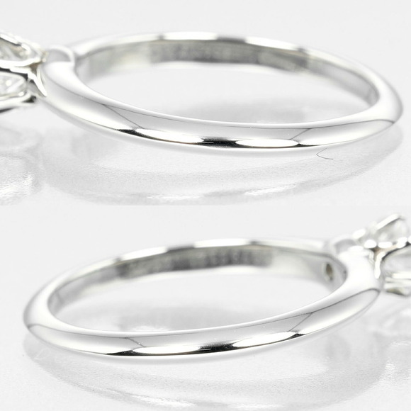 TIFFANY Silver Diamond Ring - Picture 8 of 10